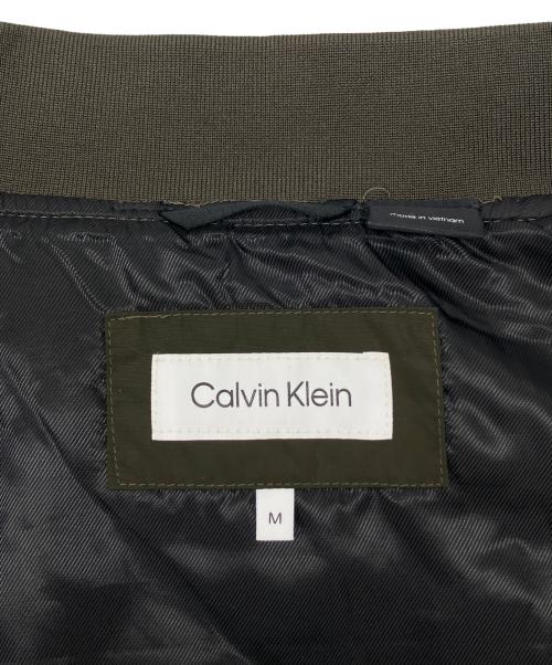 Calvin Klein（カルバンクライン）Calvin Klein (カルバンクライン) キルティングジャケット ダークグリーン サイズ:Ｍの古着・服飾アイテム