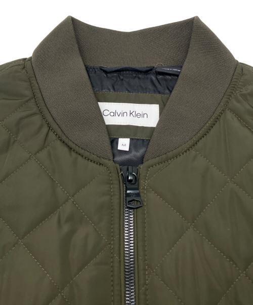 Calvin Klein（カルバンクライン）Calvin Klein (カルバンクライン) キルティングジャケット ダークグリーン サイズ:Ｍの古着・服飾アイテム