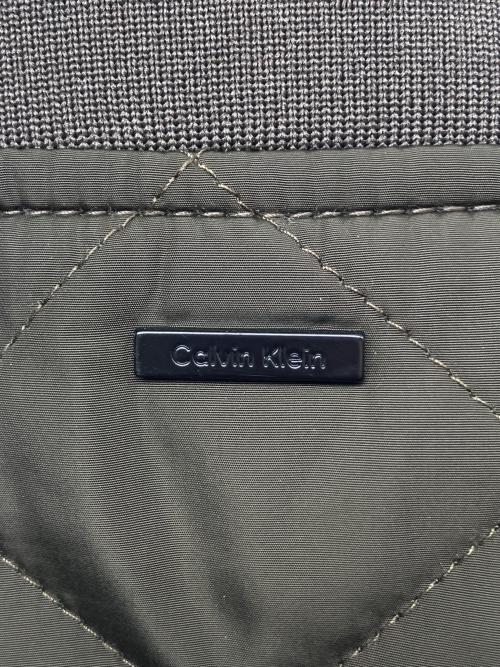 Calvin Klein（カルバンクライン）Calvin Klein (カルバンクライン) キルティングジャケット ダークグリーン サイズ:Ｍの古着・服飾アイテム