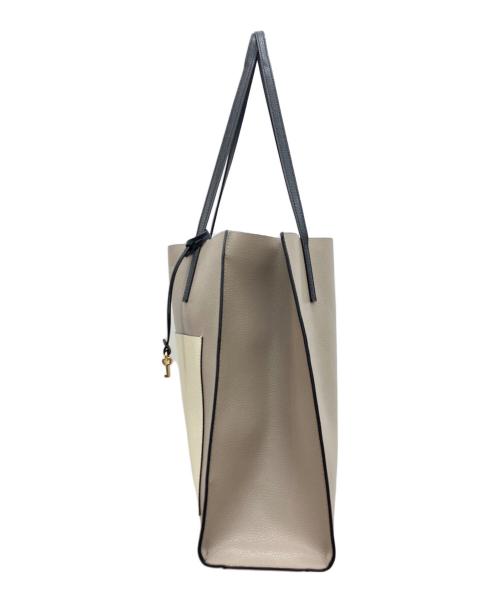 MARC JACOBS（マークジェイコブス）MARC JACOBS (マークジェイコブス) トートバッグ グレー×ホワイトの古着・服飾アイテム