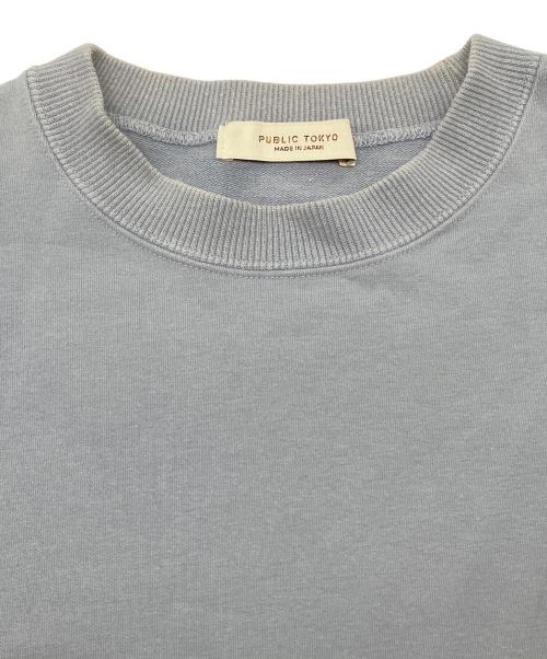 PUBLIC TOKYO（パブリックトウキョウ）PUBLIC TOKYO (パブリックトウキョウ) スウェット スカイブルー サイズ:1の古着・服飾アイテム