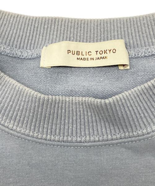 PUBLIC TOKYO（パブリックトウキョウ）PUBLIC TOKYO (パブリックトウキョウ) スウェット スカイブルー サイズ:1の古着・服飾アイテム