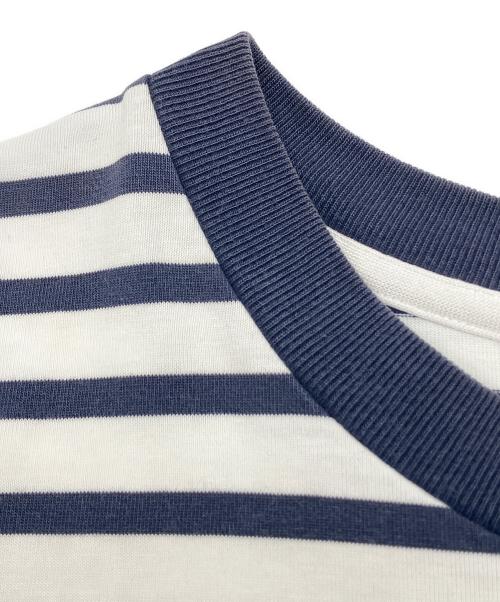 Columbia（コロンビア）Columbia (コロンビア) 半袖カットソー ホワイト×ネイビー サイズ:Ｍの古着・服飾アイテム