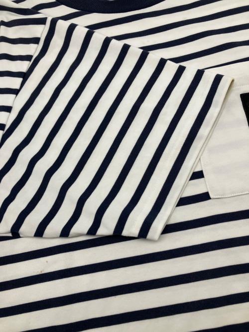 Columbia（コロンビア）Columbia (コロンビア) 半袖カットソー ホワイト×ネイビー サイズ:Ｍの古着・服飾アイテム
