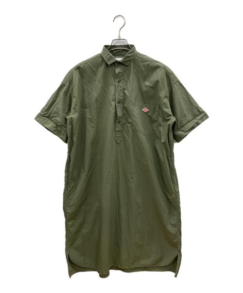 DANTON（ダントン）DANTON (ダントン) 半袖ワンピース カーキ サイズ:36の古着・服飾アイテム