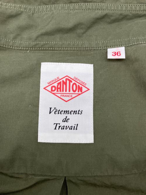 DANTON（ダントン）DANTON (ダントン) 半袖ワンピース カーキ サイズ:36の古着・服飾アイテム
