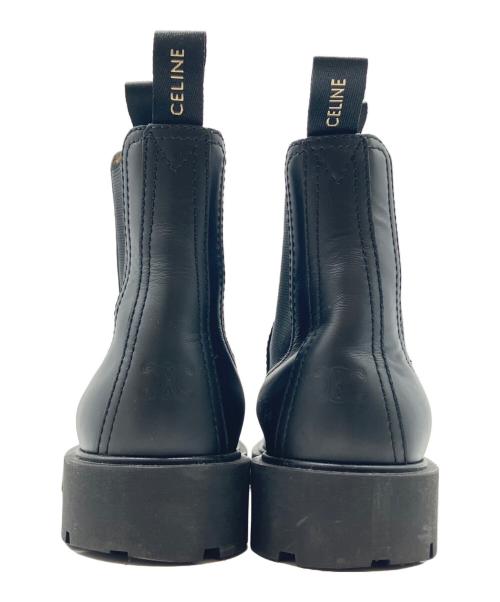 CELINE（セリーヌ）CELINE (セリーヌ) サイドゴアブーツ ブラック サイズ:24cmの古着・服飾アイテム