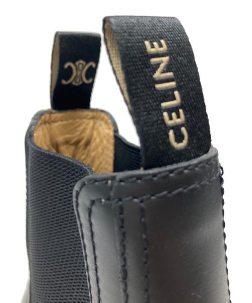 CELINE（セリーヌ）CELINE (セリーヌ) サイドゴアブーツ ブラック サイズ:24cmの古着・服飾アイテム