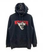 DIESELディーゼル）の古着「プルオーバーパーカー」｜ブラック