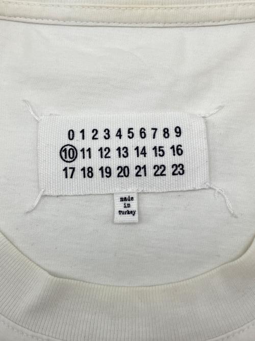 Maison Margiela（メゾンマルジェラ）Maison Margiela (メゾンマルジェラ) 半袖カットソー ホワイト サイズ:46の古着・服飾アイテム