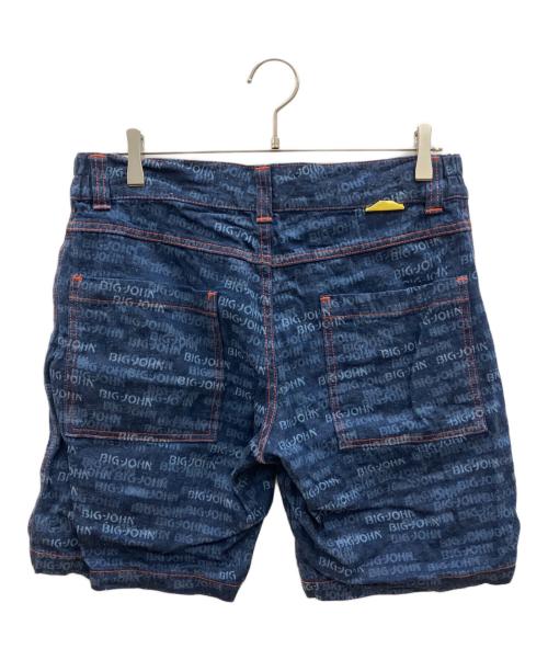 BIG JOHN（ビッグジョン）BIG JOHN (ビッグジョン) デニムハーフパンツ　WORLD WORKERS　Beach Denim Buch-Shorts インディゴ サイズ:Ｍの古着・服飾アイテム