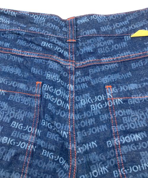 BIG JOHN（ビッグジョン）BIG JOHN (ビッグジョン) デニムハーフパンツ　WORLD WORKERS　Beach Denim Buch-Shorts インディゴ サイズ:Ｍの古着・服飾アイテム
