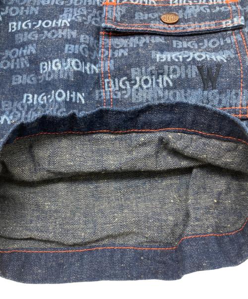 BIG JOHN（ビッグジョン）BIG JOHN (ビッグジョン) デニムハーフパンツ　WORLD WORKERS　Beach Denim Buch-Shorts インディゴ サイズ:Ｍの古着・服飾アイテム