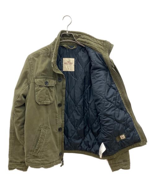 HOLLISTER（ホリスター）HOLLISTER (ホリスター) ミリタリージャケット オリーブ サイズ:Lの古着・服飾アイテム