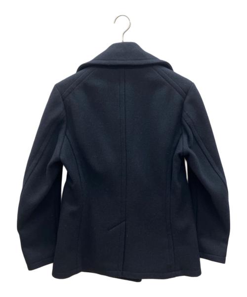 nano・universe（ナノ・ユニバース）nano・universe (ナノ・ユニバース) Pコート ネイビー サイズ:Ｍの古着・服飾アイテム