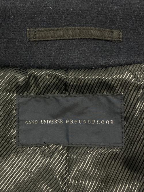 nano・universe（ナノ・ユニバース）nano・universe (ナノ・ユニバース) Pコート ネイビー サイズ:Ｍの古着・服飾アイテム