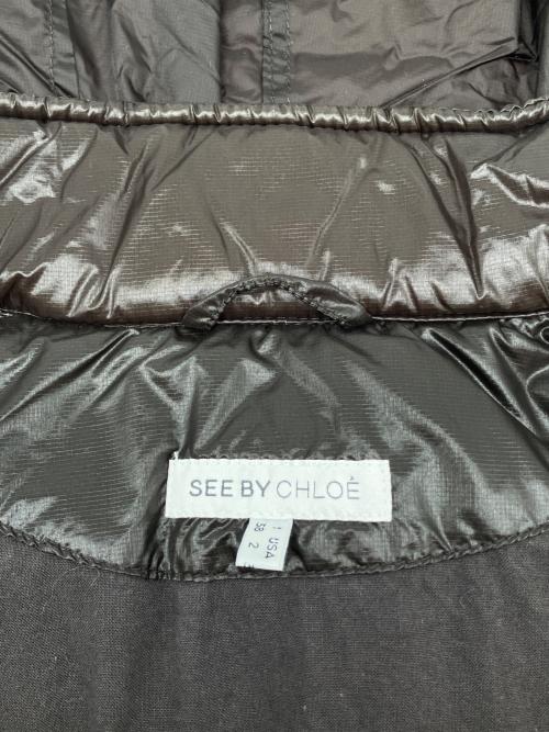 SEE BY CHLOE（シーバイクロエ）SEE BY CHLOE (シーバイクロエ) ダウンベスト ダークグリーン サイズ:38の古着・服飾アイテム