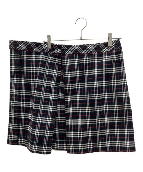 BURBERRY LONDON（バーバリーロンドン）BURBERRY LONDON (バーバリーロンドン) チェックスカート ブラック×グレー サイズ:38の古着・服飾アイテム