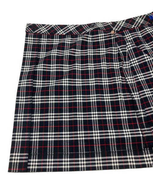 BURBERRY LONDON（バーバリーロンドン）BURBERRY LONDON (バーバリーロンドン) チェックスカート ブラック×グレー サイズ:38の古着・服飾アイテム