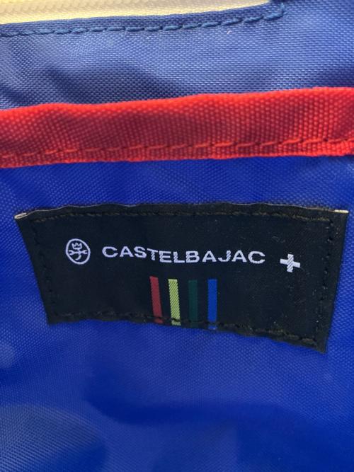 CASTELBAJAC（カステルバジャック）CASTELBAJAC (カステルバジャック) ハンドバッグ ブルーの古着・服飾アイテム