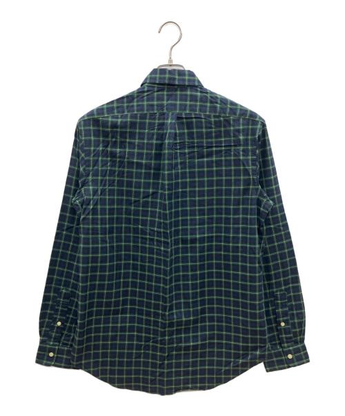 RALPH LAUREN（ラルフローレン）RALPH LAUREN (ラルフローレン) 長袖シャツ ネイビー×グリーン サイズ:Ｍの古着・服飾アイテム