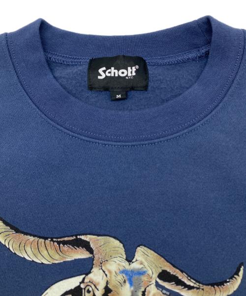 Schott（ショット）Schott (ショット) スウェット スカイブルー サイズ:Ｍの古着・服飾アイテム