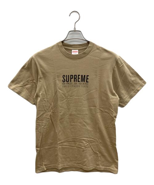 SUPREME（シュプリーム）SUPREME (シュプリーム) 半袖カットソー ベージュ サイズ:Sの古着・服飾アイテム