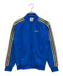 adidas（アディダス）の古着「トラックジャケット」｜ブルー×イエロー
