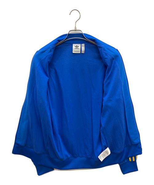 adidas（アディダス）adidas (アディダス) トラックジャケット ブルー×イエロー サイズ:Lの古着・服飾アイテム