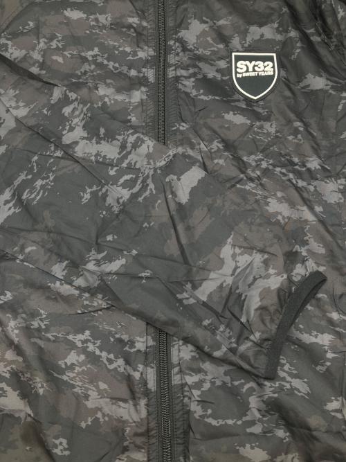 sy32 by sweet years（エスワイサーティトゥバイスィートイヤーズ）sy32 by sweet years (エスワイサーティトゥバイスィートイヤーズ) ウインドブレーカー ブラック×グレー サイズ:不明の古着・服飾アイテム