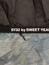 中古・古着 sy32 by sweet years (エスワイサーティトゥバイスィートイヤーズ) ウインドブレーカー ブラック×グレー サイズ:不明：5000円