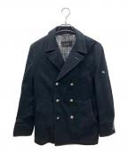 BURBERRY BLACK LABELバーバリーブラックレーベル）の古着「Pコート」｜ブラック