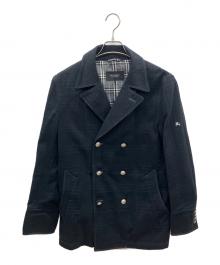 BURBERRY BLACK LABEL（バーバリーブラックレーベル）の古着「Pコート」｜ブラック
