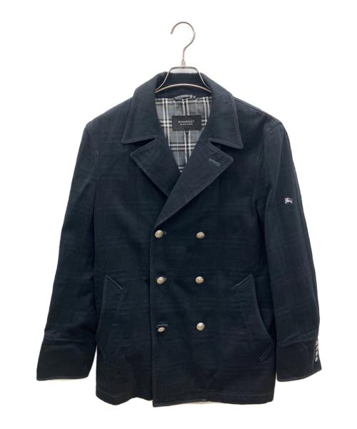 BURBERRY BLACK LABEL（バーバリーブラックレーベル）BURBERRY BLACK LABEL (バーバリーブラックレーベル) Pコート ブラック サイズ:Ｍの古着・服飾アイテム