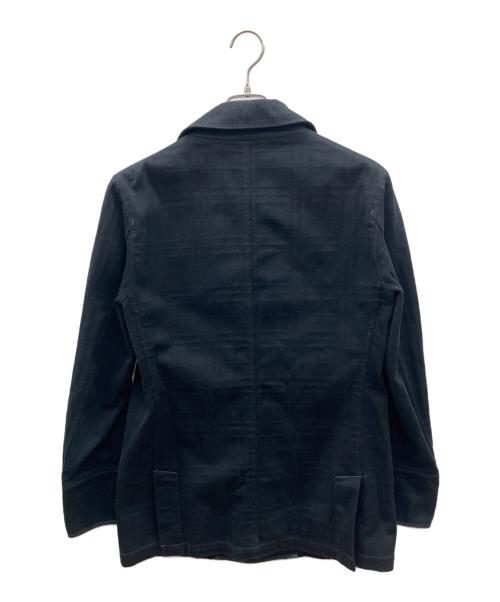 BURBERRY BLACK LABEL（バーバリーブラックレーベル）BURBERRY BLACK LABEL (バーバリーブラックレーベル) Pコート ブラック サイズ:Ｍの古着・服飾アイテム