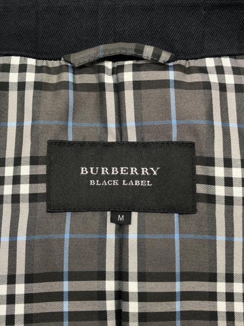 BURBERRY BLACK LABEL（バーバリーブラックレーベル）BURBERRY BLACK LABEL (バーバリーブラックレーベル) Pコート ブラック サイズ:Ｍの古着・服飾アイテム