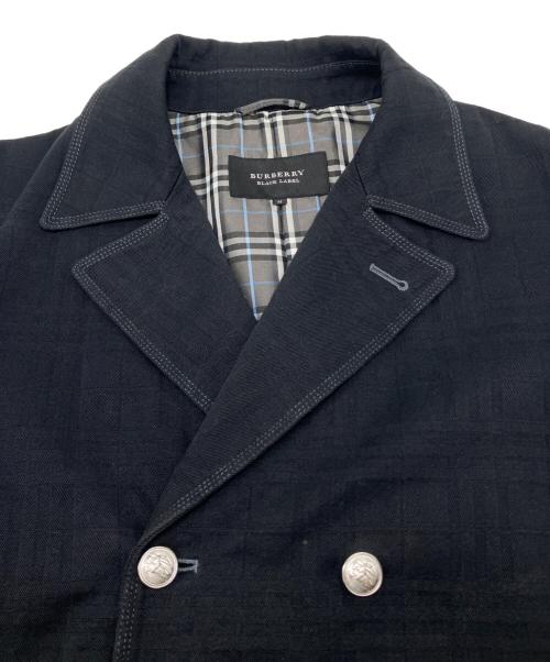 BURBERRY BLACK LABEL（バーバリーブラックレーベル）BURBERRY BLACK LABEL (バーバリーブラックレーベル) Pコート ブラック サイズ:Ｍの古着・服飾アイテム