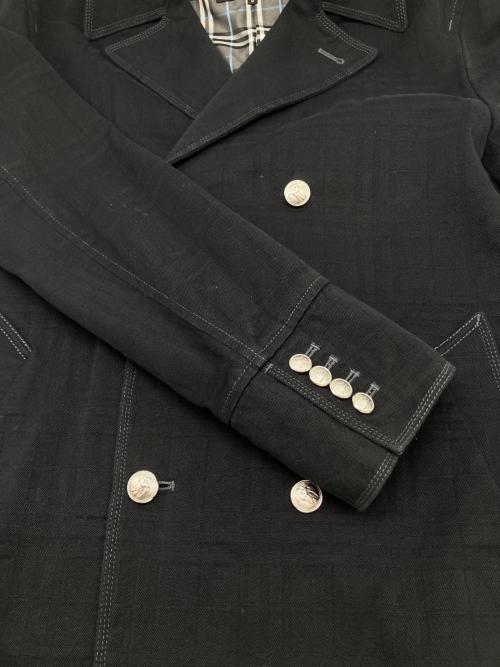 BURBERRY BLACK LABEL（バーバリーブラックレーベル）BURBERRY BLACK LABEL (バーバリーブラックレーベル) Pコート ブラック サイズ:Ｍの古着・服飾アイテム