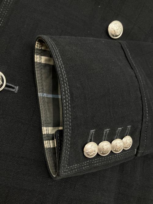 BURBERRY BLACK LABEL（バーバリーブラックレーベル）BURBERRY BLACK LABEL (バーバリーブラックレーベル) Pコート ブラック サイズ:Ｍの古着・服飾アイテム