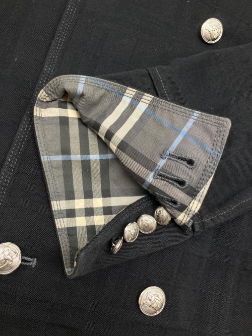 BURBERRY BLACK LABEL（バーバリーブラックレーベル）BURBERRY BLACK LABEL (バーバリーブラックレーベル) Pコート ブラック サイズ:Ｍの古着・服飾アイテム