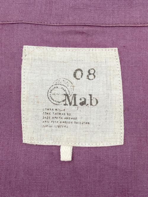 08MAB（ゼロハチマブ）08MAB (ゼロハチマブ) 半袖ワンピース バイオレット サイズ:Fの古着・服飾アイテム