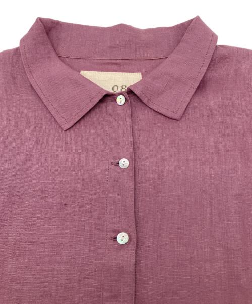 08MAB（ゼロハチマブ）08MAB (ゼロハチマブ) 半袖ワンピース バイオレット サイズ:Fの古着・服飾アイテム
