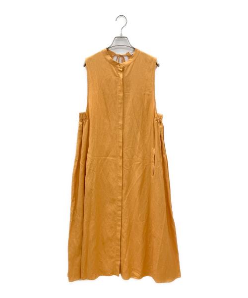 SUM1 STYLE（スミスタイル）SUM1 STYLE (スミスタイル) ノースリーブワンピース オレンジ サイズ:Fの古着・服飾アイテム