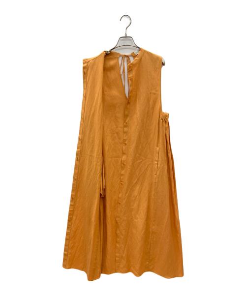 SUM1 STYLE（スミスタイル）SUM1 STYLE (スミスタイル) ノースリーブワンピース オレンジ サイズ:Fの古着・服飾アイテム