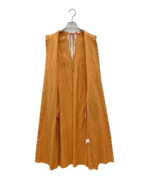 SUM1 STYLE（スミスタイル）SUM1 STYLE (スミスタイル) ノースリーブワンピース オレンジ サイズ:Fの古着・服飾アイテム