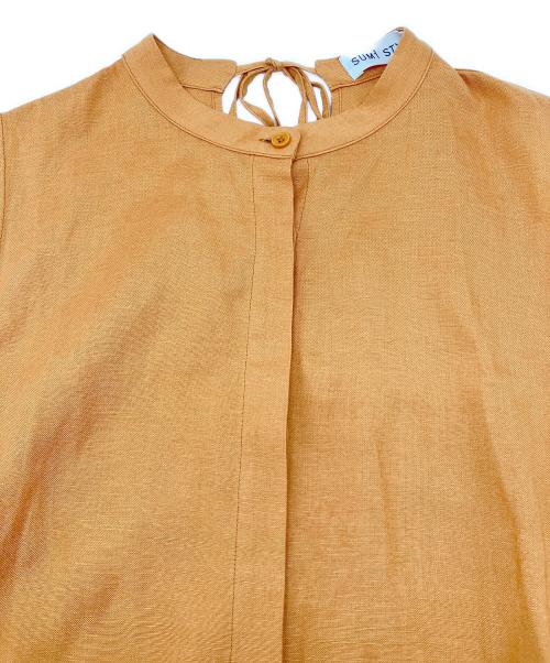 SUM1 STYLE（スミスタイル）SUM1 STYLE (スミスタイル) ノースリーブワンピース オレンジ サイズ:Fの古着・服飾アイテム
