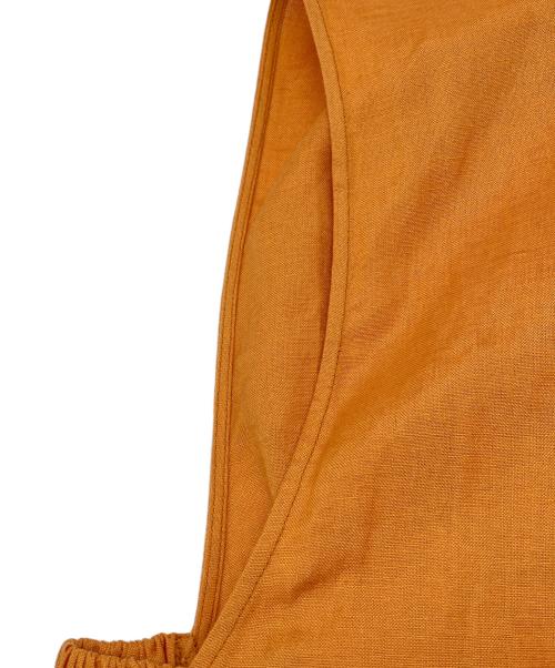 SUM1 STYLE（スミスタイル）SUM1 STYLE (スミスタイル) ノースリーブワンピース オレンジ サイズ:Fの古着・服飾アイテム
