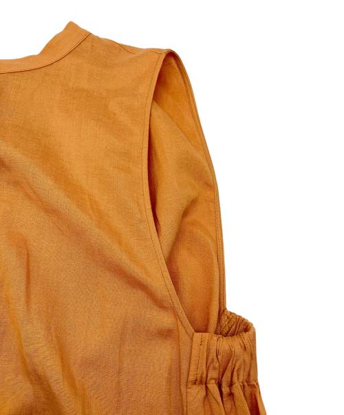 SUM1 STYLE（スミスタイル）SUM1 STYLE (スミスタイル) ノースリーブワンピース オレンジ サイズ:Fの古着・服飾アイテム