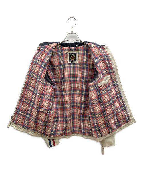 Schott（ショット）Schott (ショット) シングルライダースジャケット　クラシックレーサーライダースジャケット ホワイト×レッド×ブルー サイズ:Ｍの古着・服飾アイテム