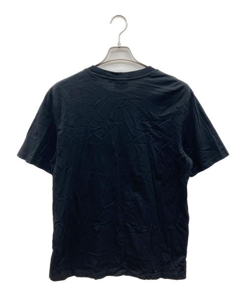 HUGO（ヒューゴ ボス）HUGO (ヒューゴ ボス) 半袖カットソー ブラック×ホワイト×レッド サイズ:Lの古着・服飾アイテム
